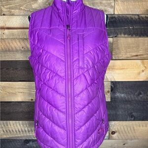Women's Purple Quilted Vest